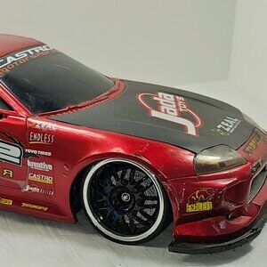 Jada Toys Toyota Supra RC Car 1/10 Scale REDLINR Skunk2 No Controller